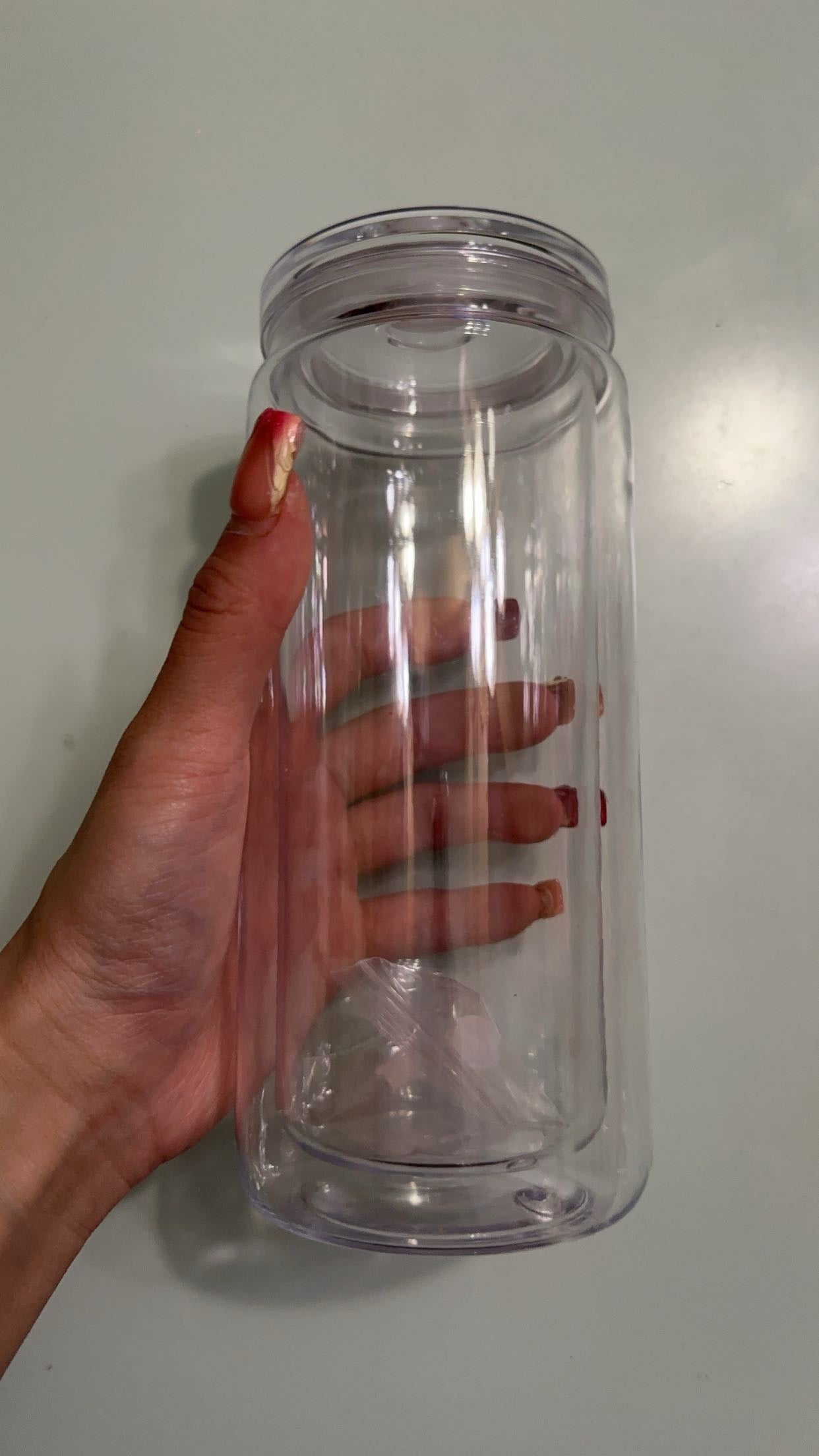 20oz acrylic snowglobe