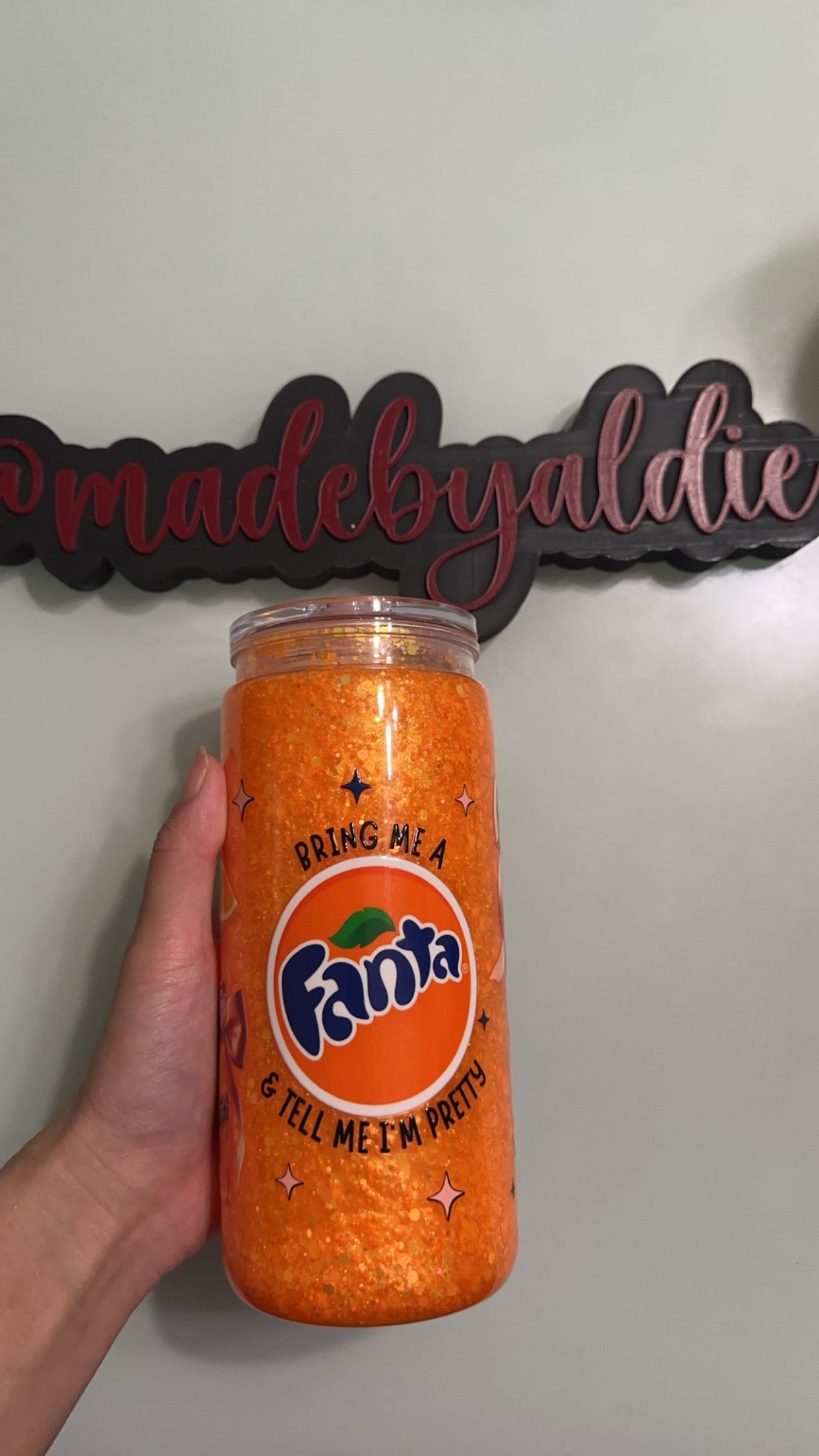 20oz acrylic mica & glitter fanta