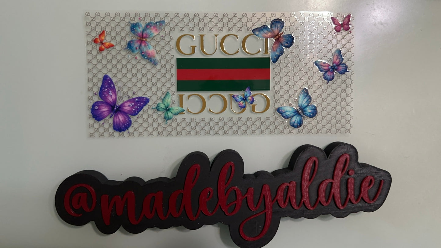 gucci w butterflies