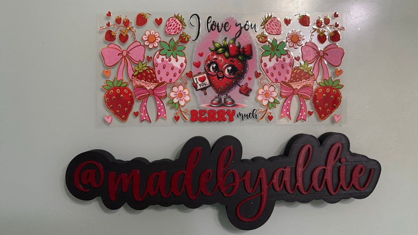 strawberries - i love you berry much