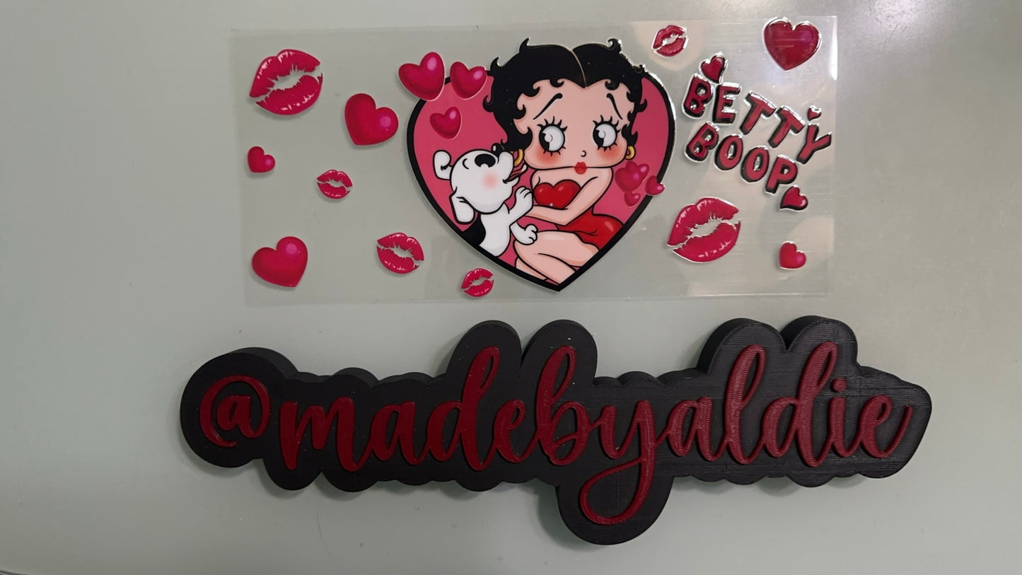 betty boop w dog