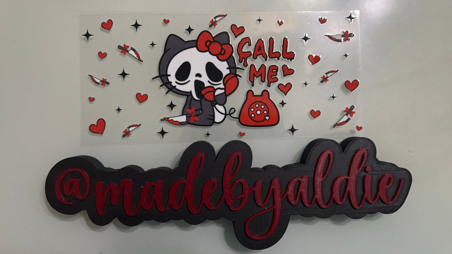 hello kitty ghostface - call me