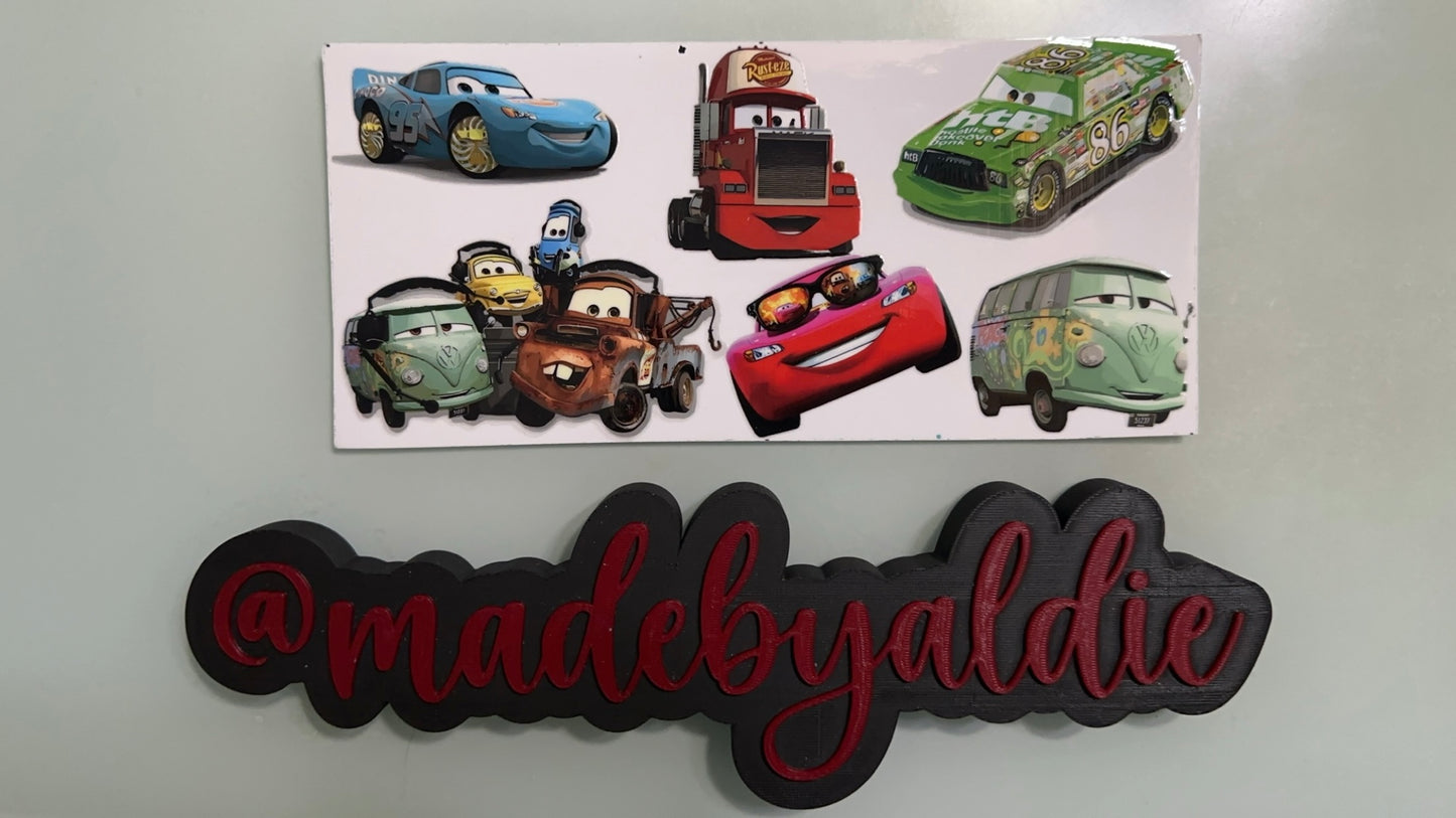 lightning mcqueen w sunglasses