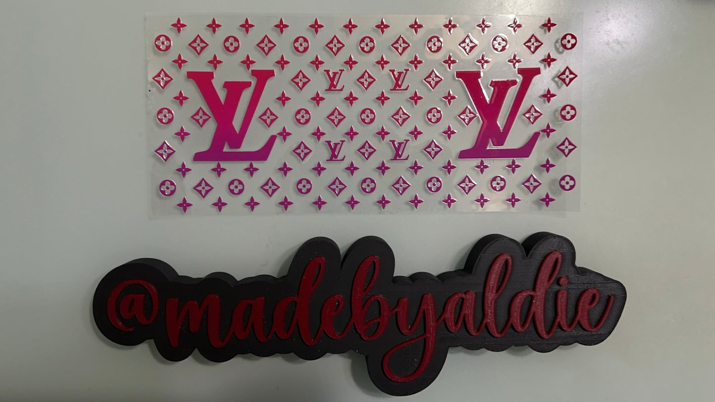 purple & pink lv