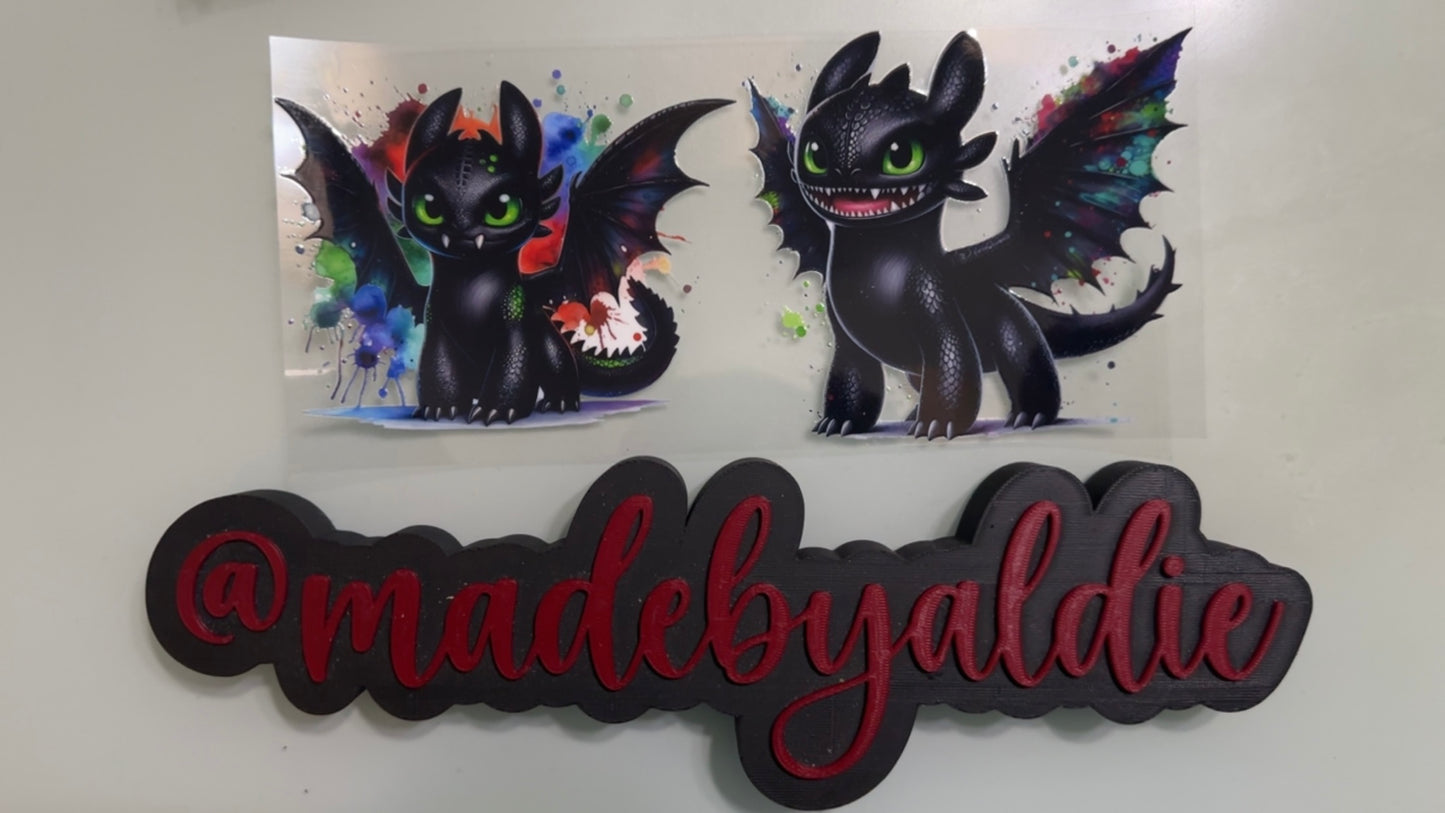 toothless w splatters