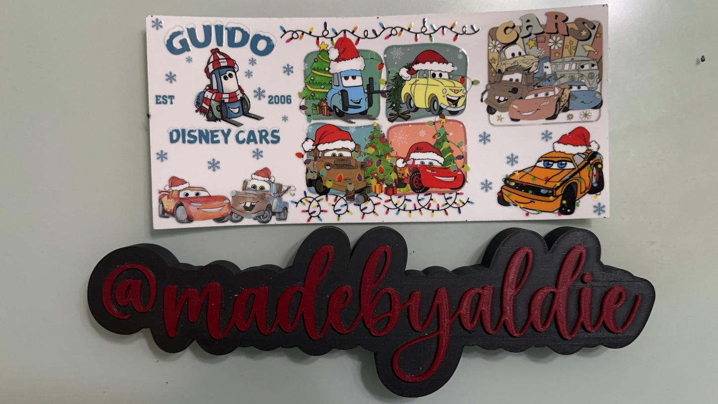 cars & guido disney cars - est 2006