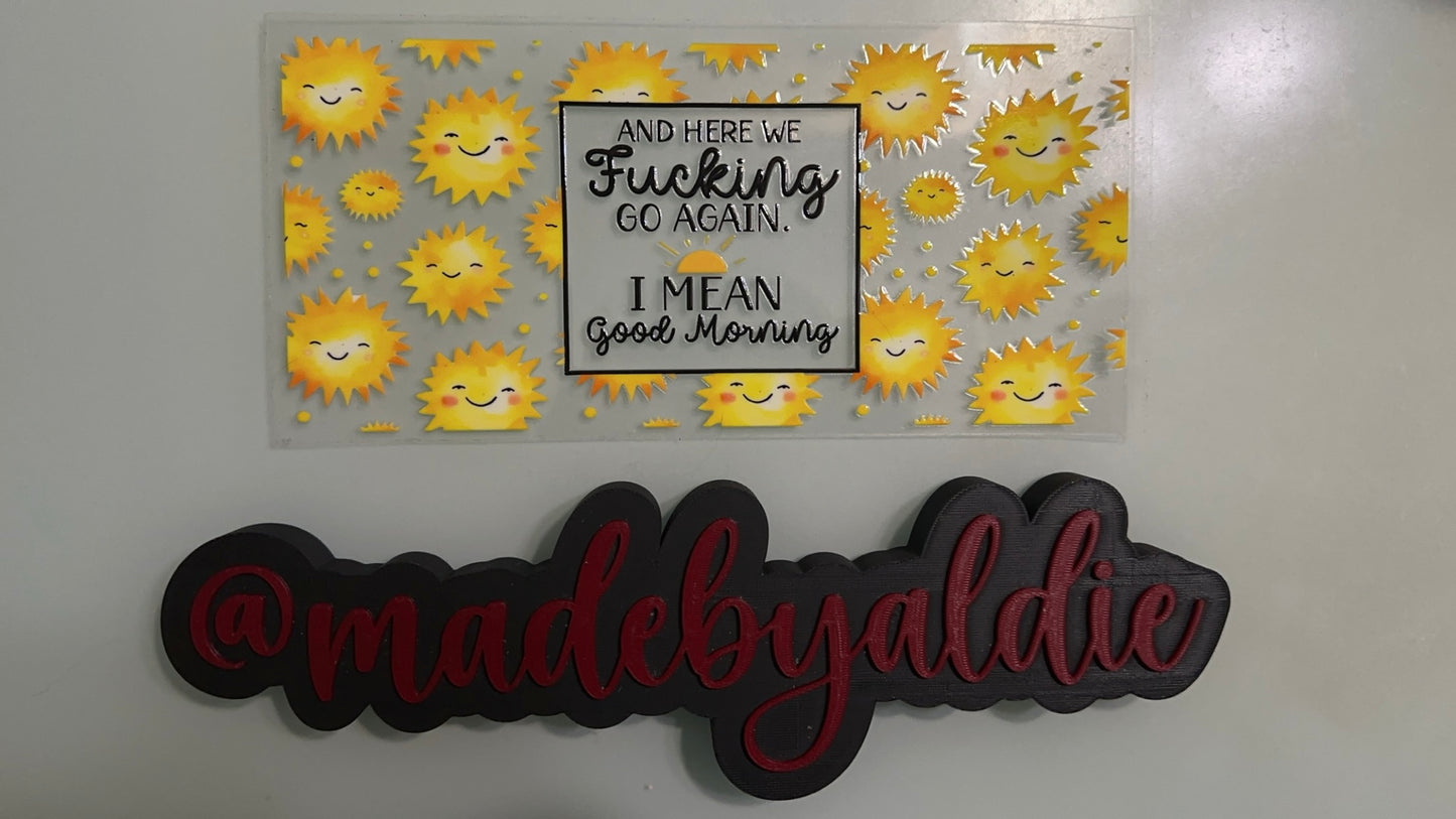 here we go again. i mean good morning