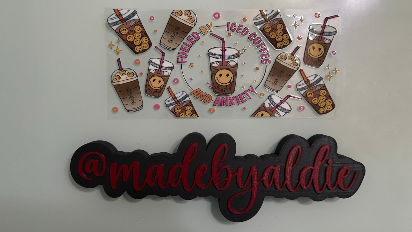 fueled by iced coffee & anxiety