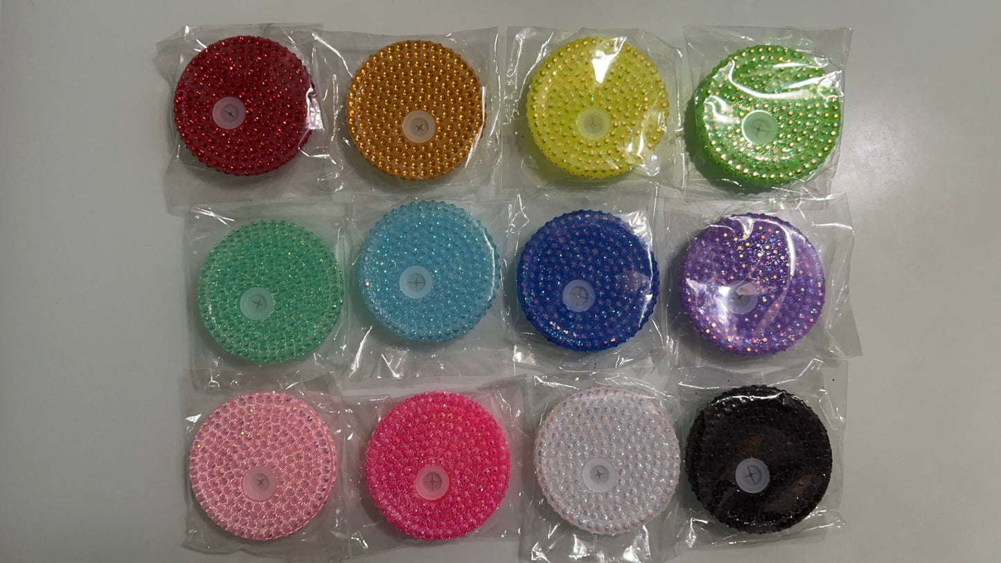rhinestone colored lids