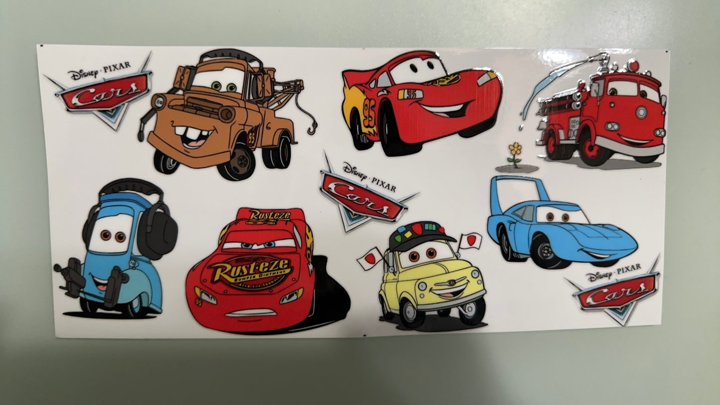 cars charcters & logo