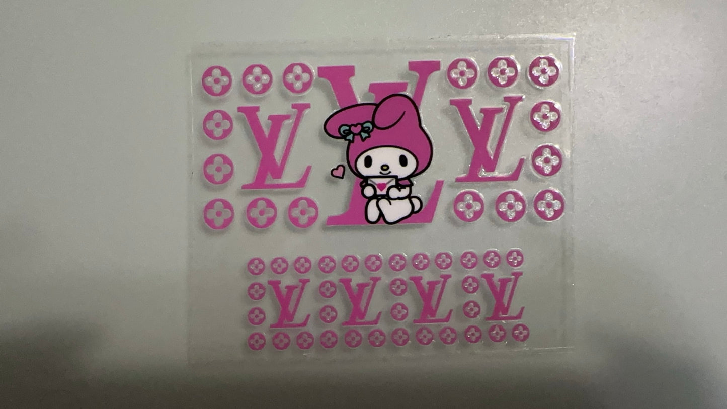 LV my melody mini keychain wrap