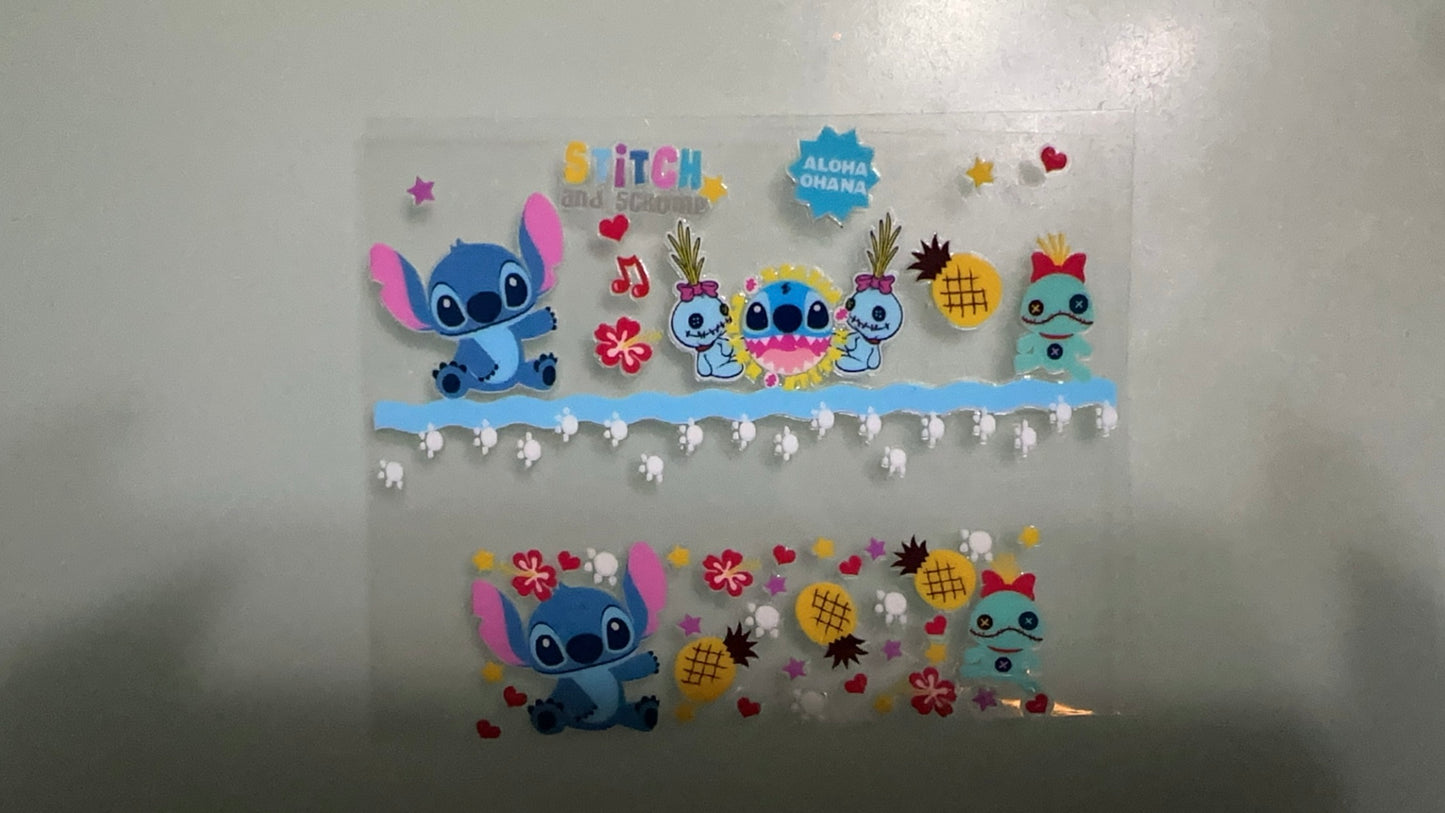 stitch & scrump mini keychain wrap