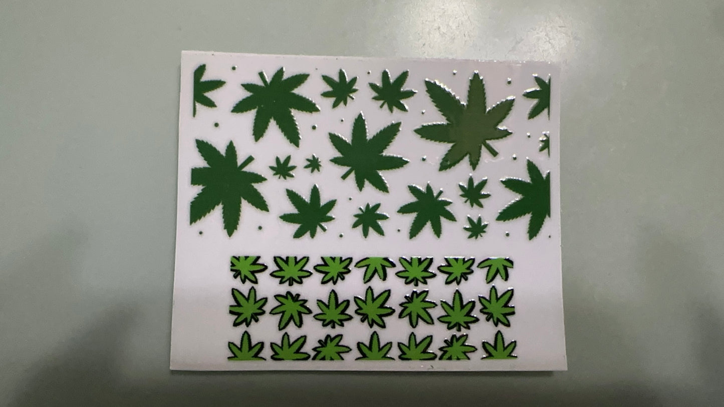 weed & dots mini keychain wrap