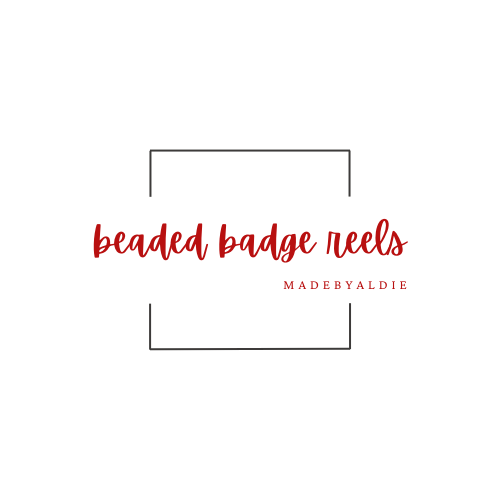 beaded badge reels