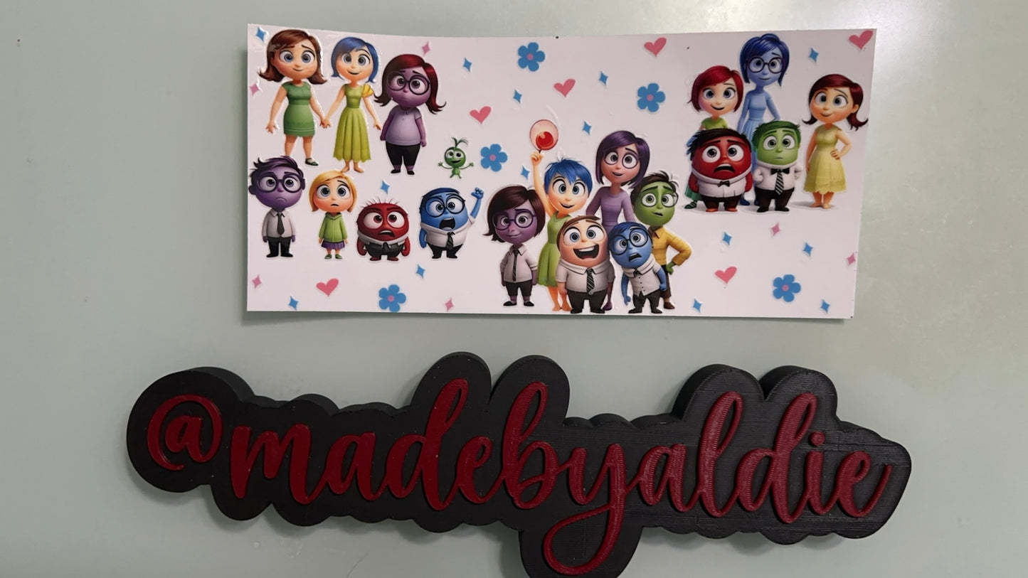 inside out w flowers, hearts & sparkles