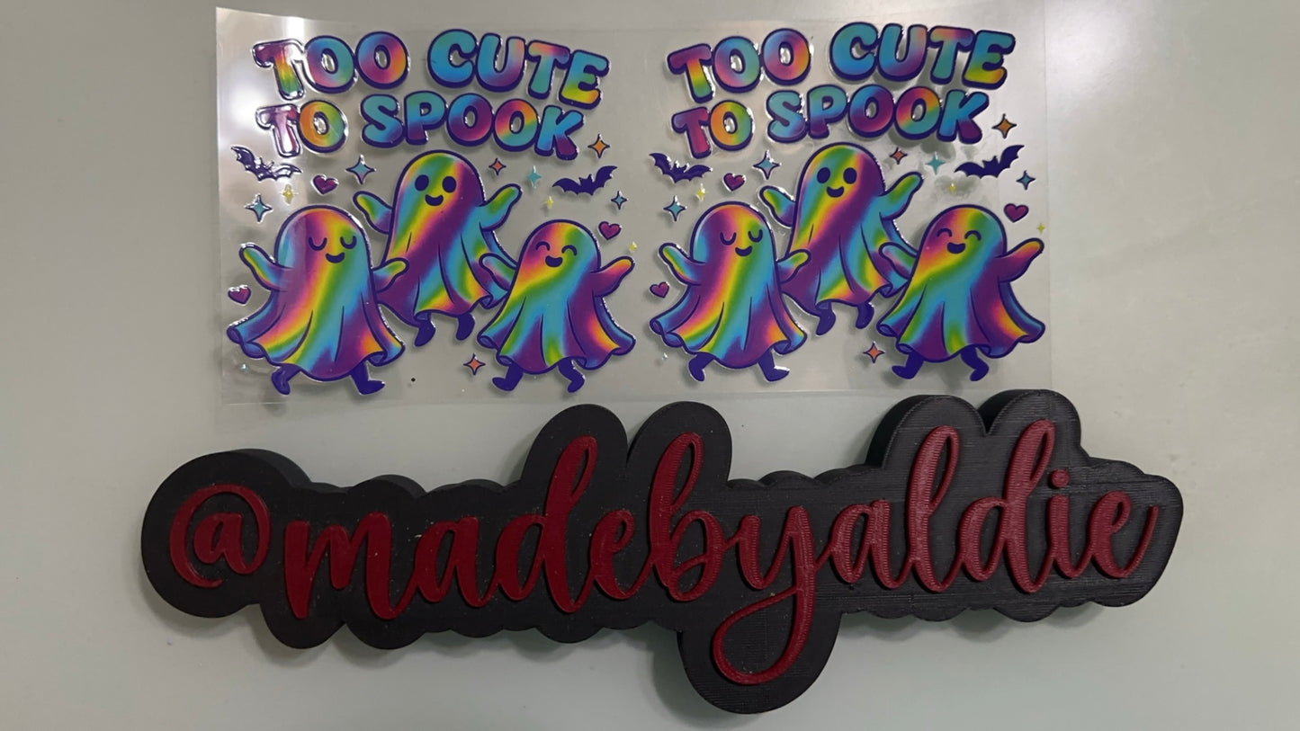rainbow ghosts - too cute to spook