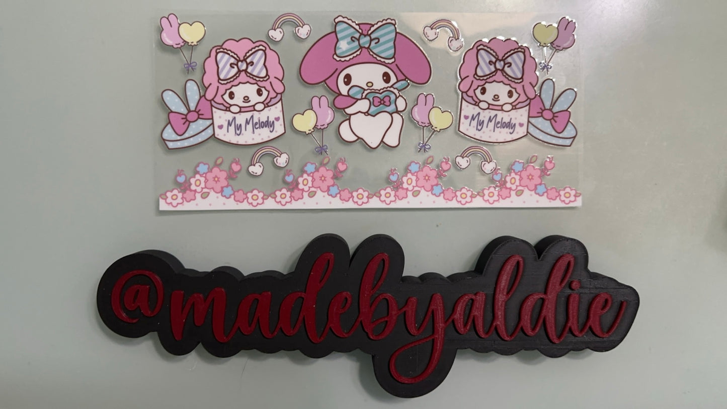 my melody w ballons & rainbows