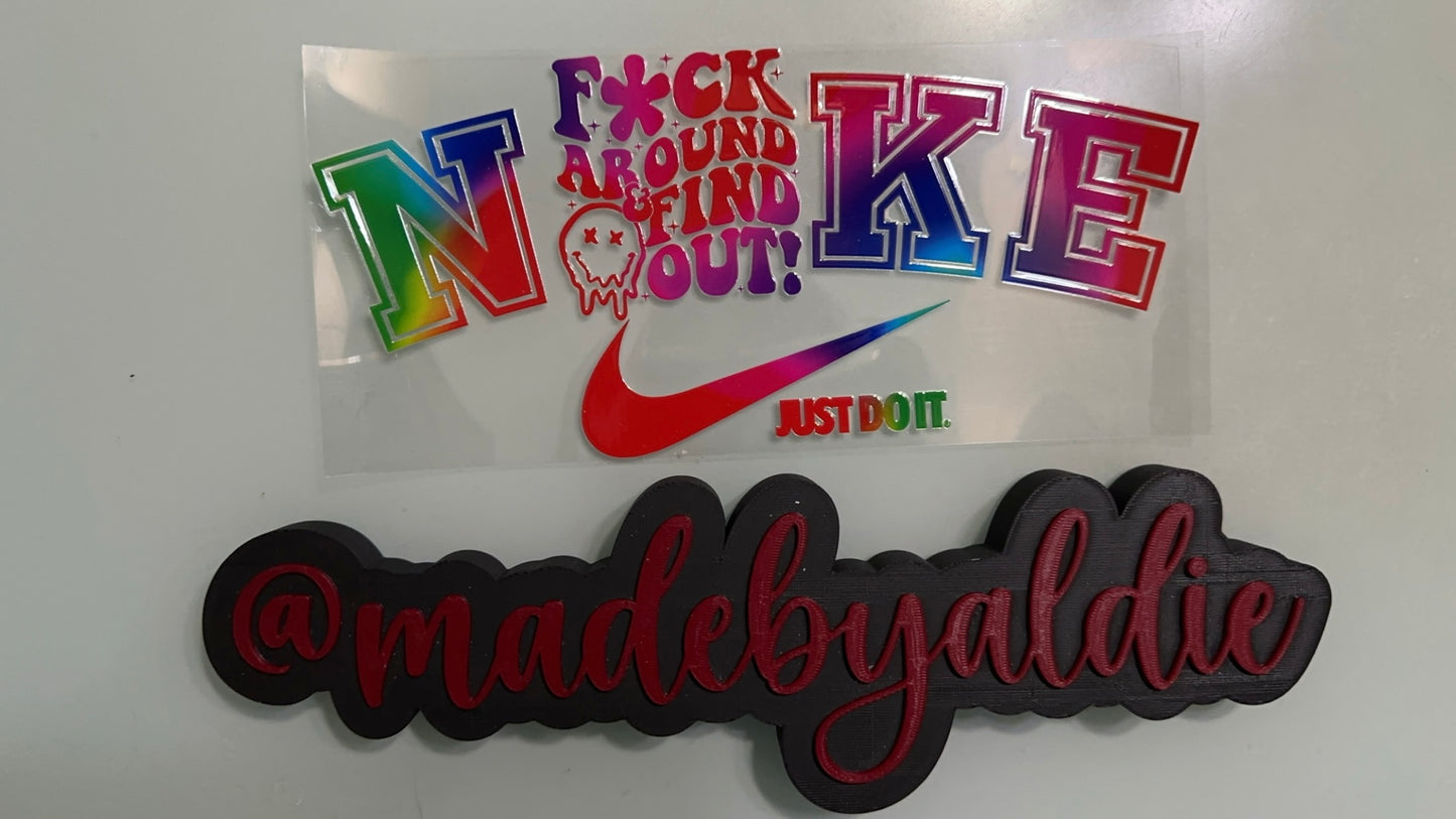 rainbow nike f around & find out