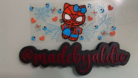 hello kitty spidey w webs, moons & stars
