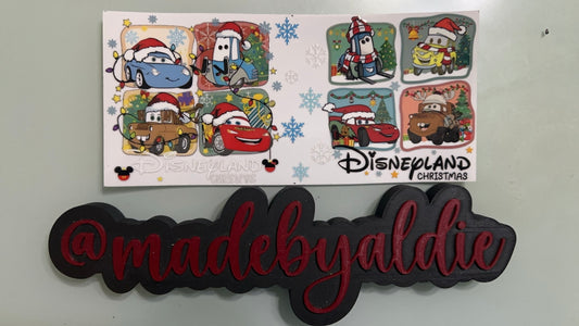 cars - disneyland christmas