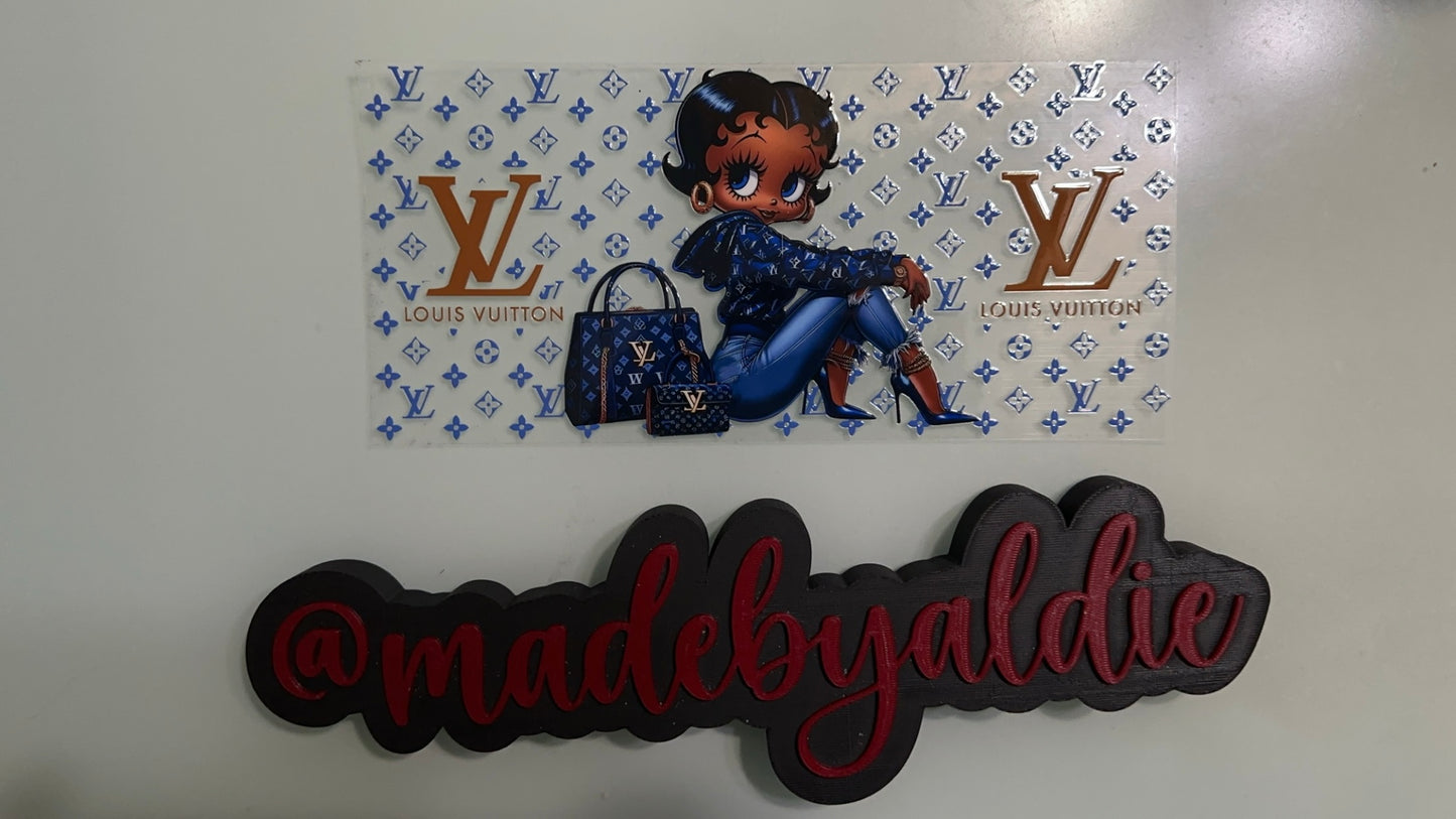 blue lv & betty boop