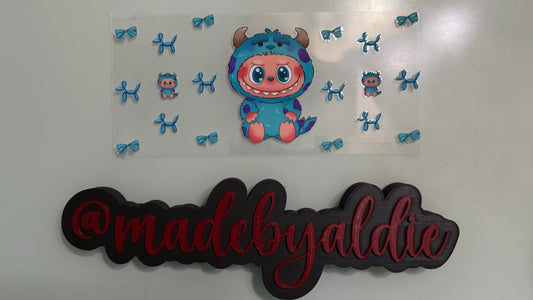 labubu in sulley costume