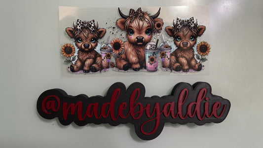 highland cows w drinks