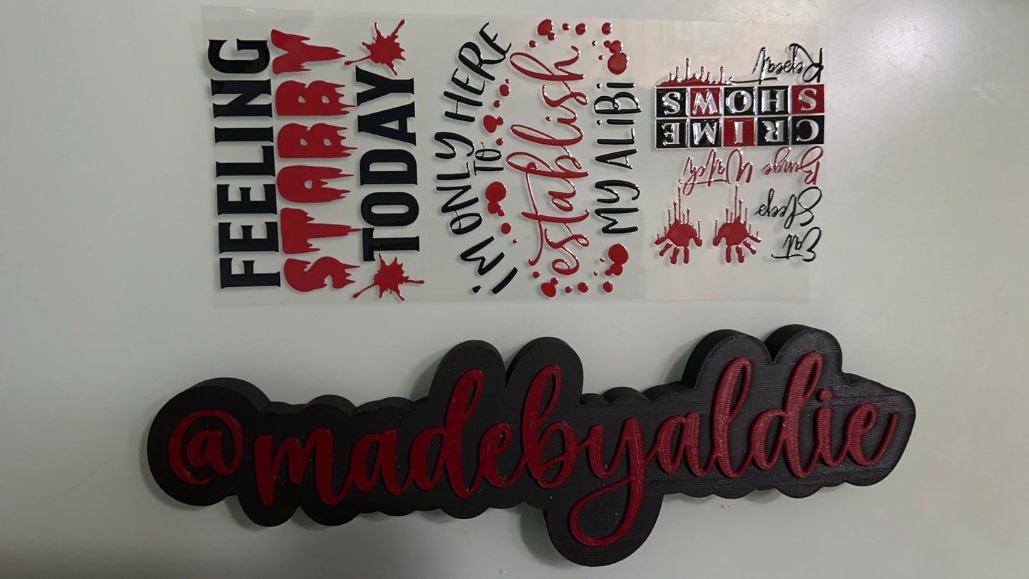 feeling stabby today