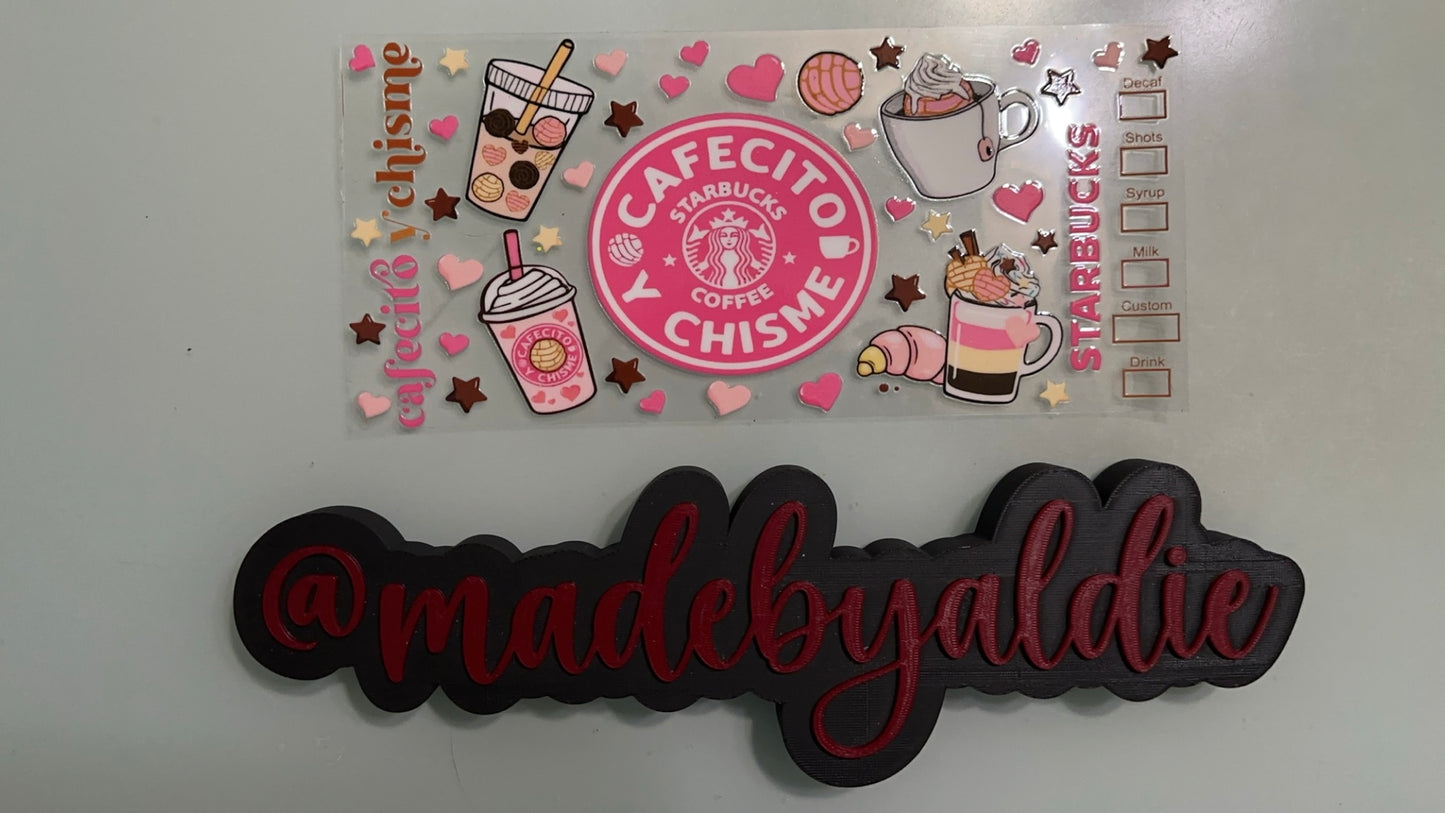 hot pink cafecito y chisme