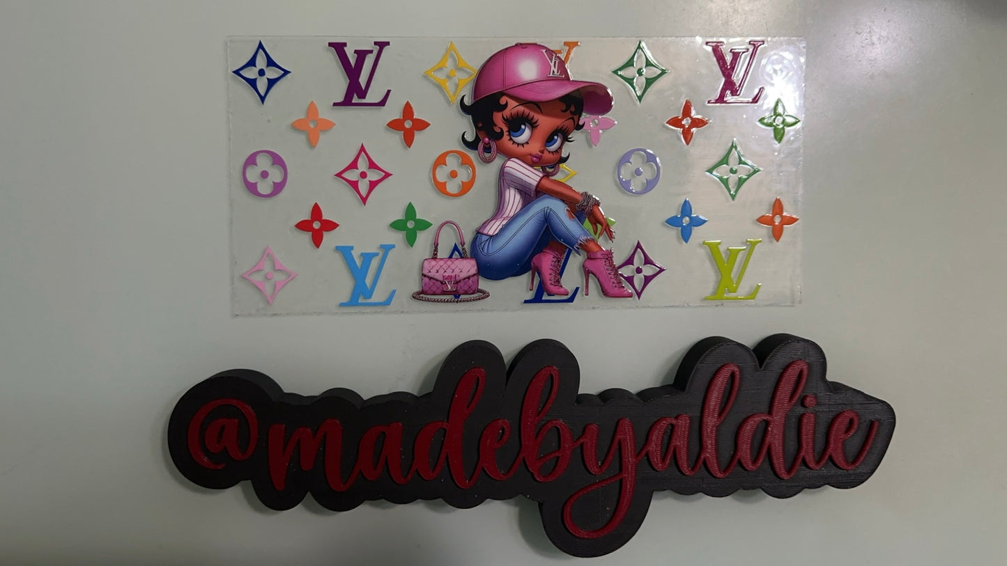 betty boop & colorful lv