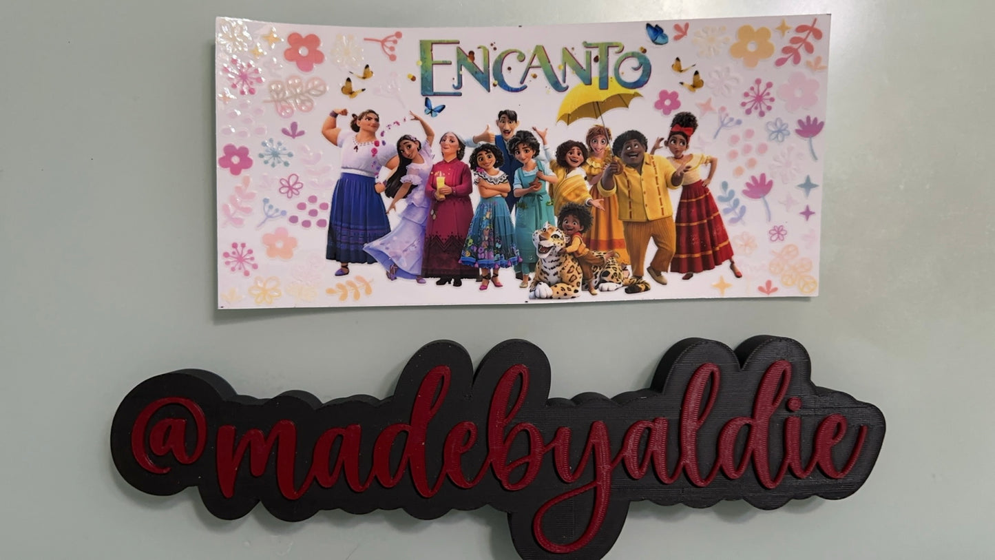 encanto characters & flowers