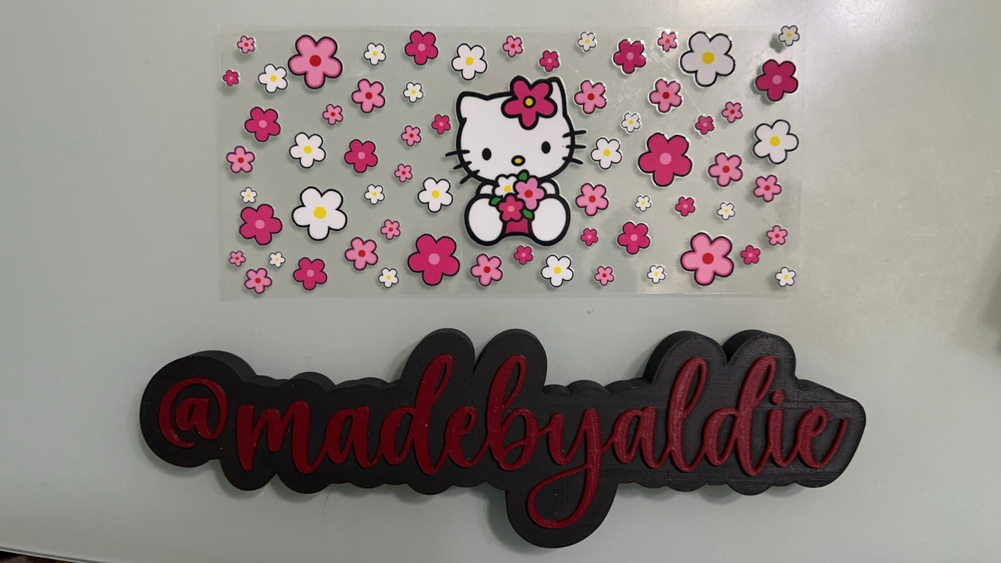 hello kitty w flowers