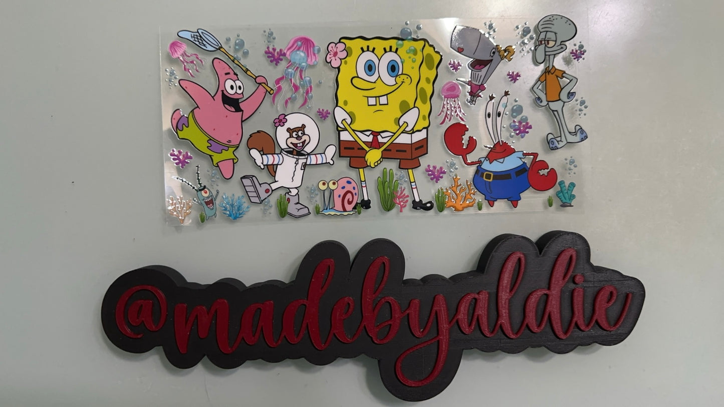 spongebob characters w jellyfishes