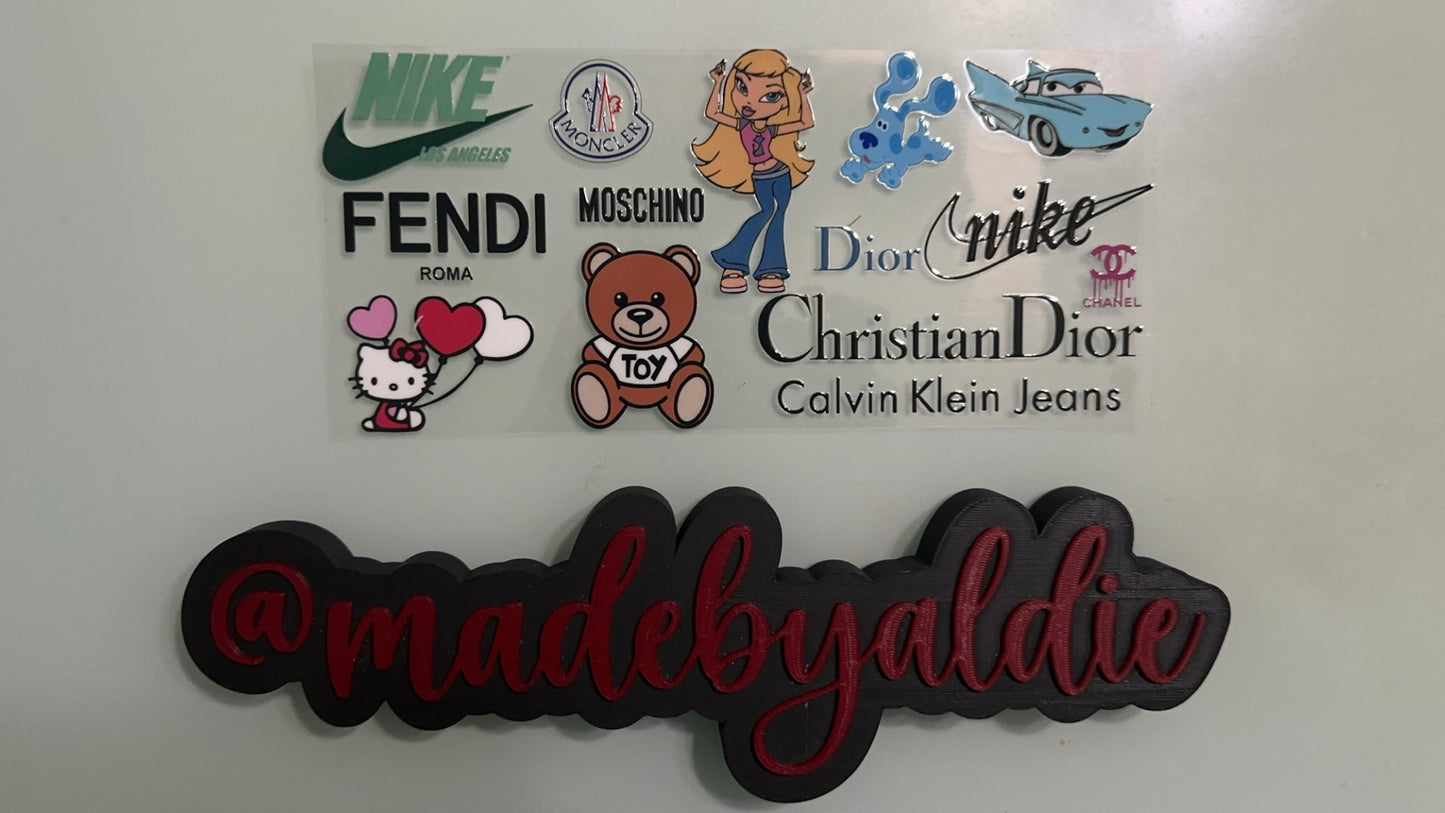 hello kitty, blues clues & designer