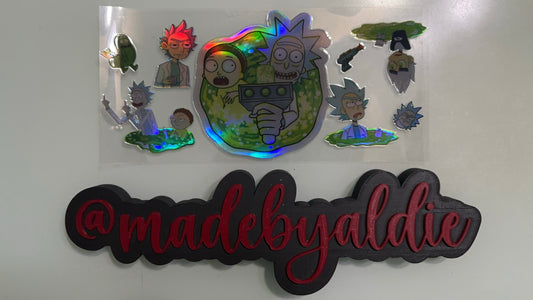 holographic rick & morty