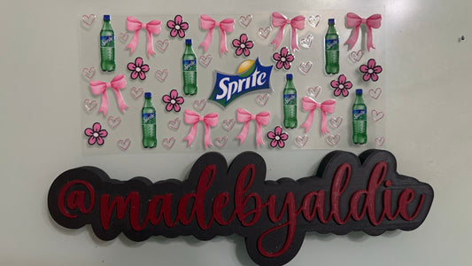 sprite w bows, flowers & hearts