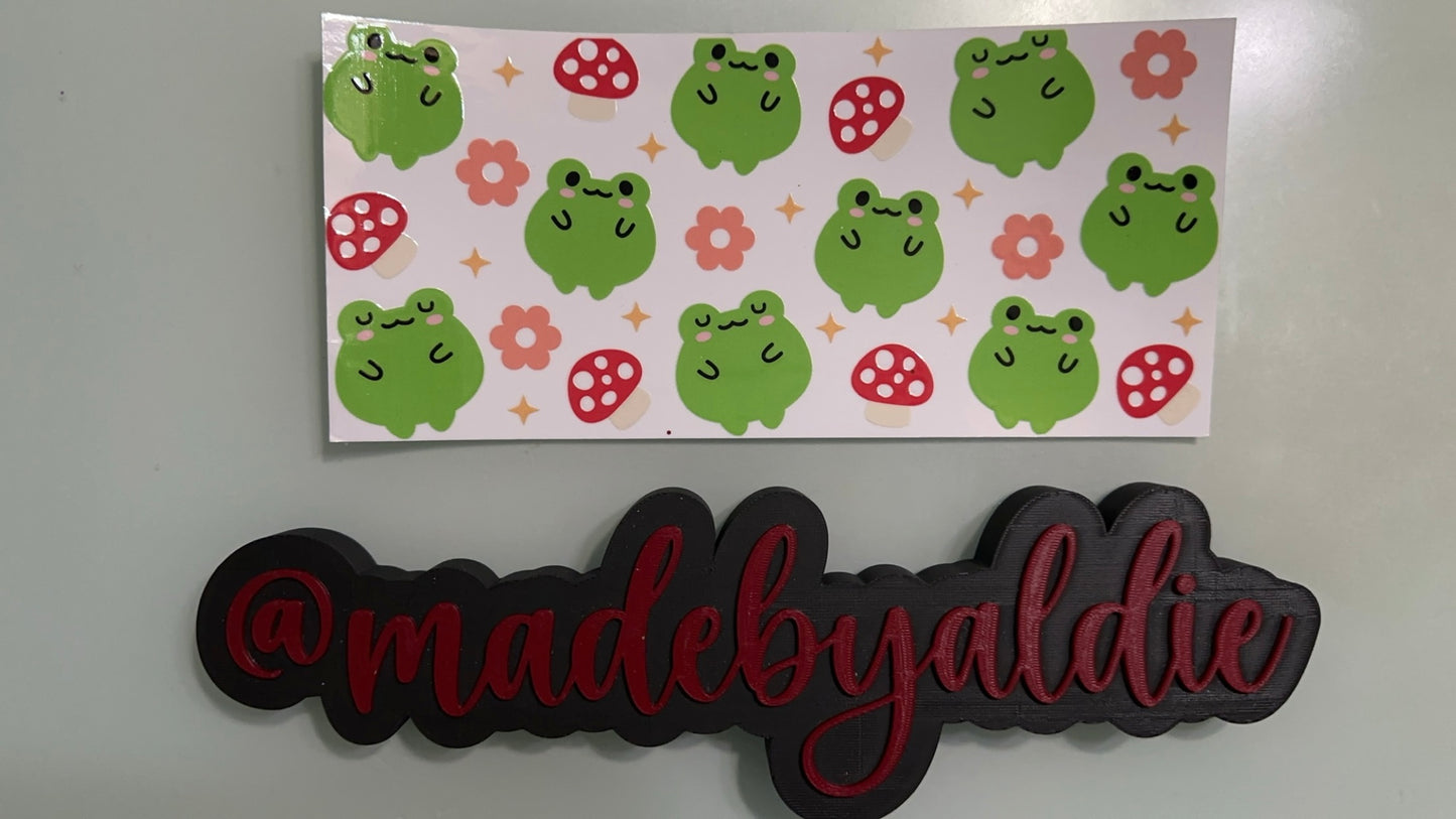 froggies, mushrooms, flowers & sparkles