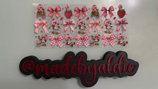 strawberry shortcake w bows