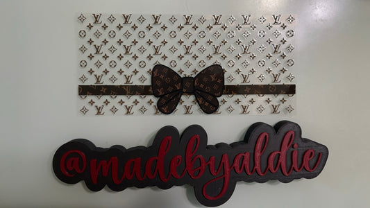 monogram lv bow