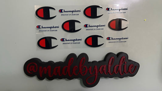 champion & champion logo