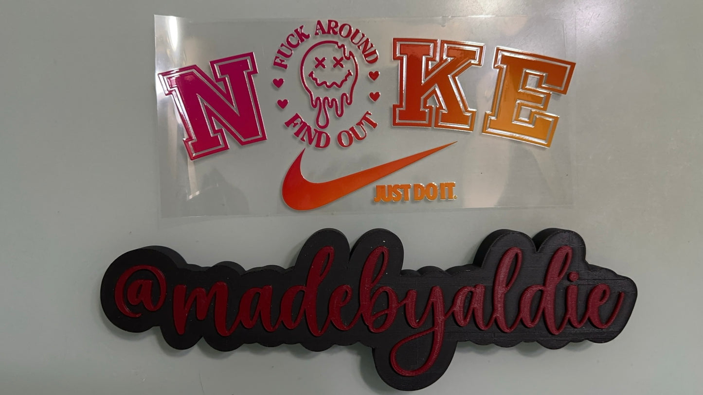 pink to orange f around, find out