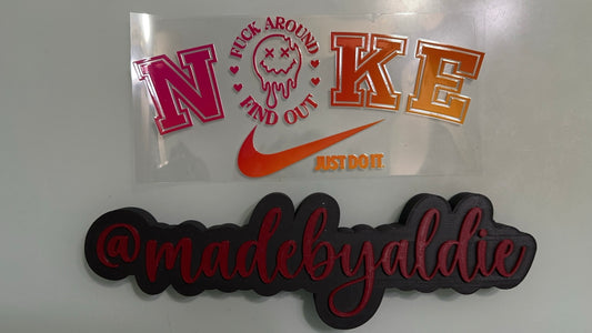 pink to orange f around, find out