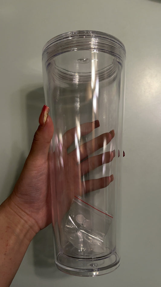 24oz acrylic snowglobe