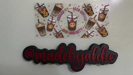 fueled by iced coffee & anxiety