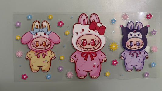 labubus in hello kitty & friends