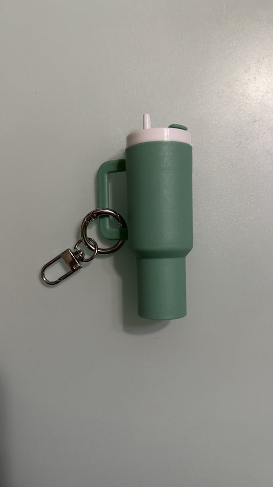 seagreen mini tumbler keychain