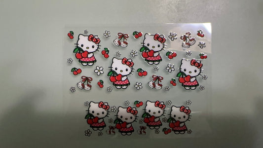 hello kitty & cherries mini keychain wrap