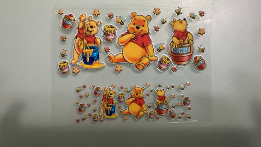 pooh w hunny mini keychain wrap