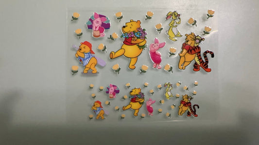 winnie, tigger & piglet mini keychain wrap