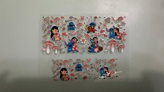 lilo & stitch mini keychain wrap